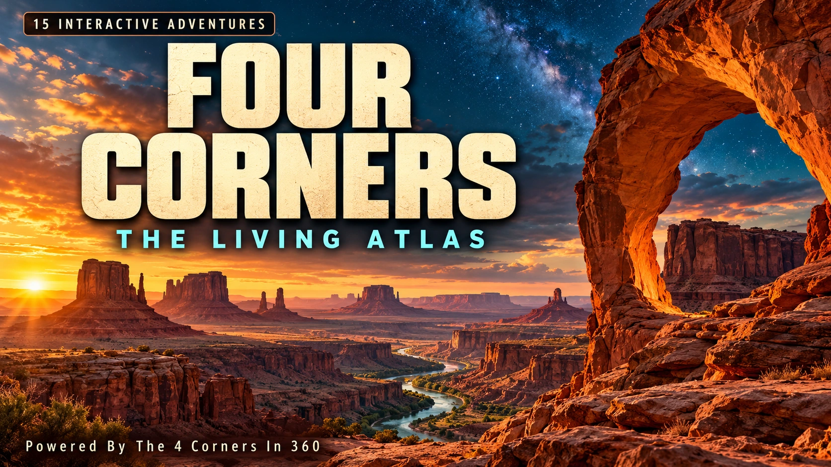 Four Corners Living Atlas regional exploration artwork