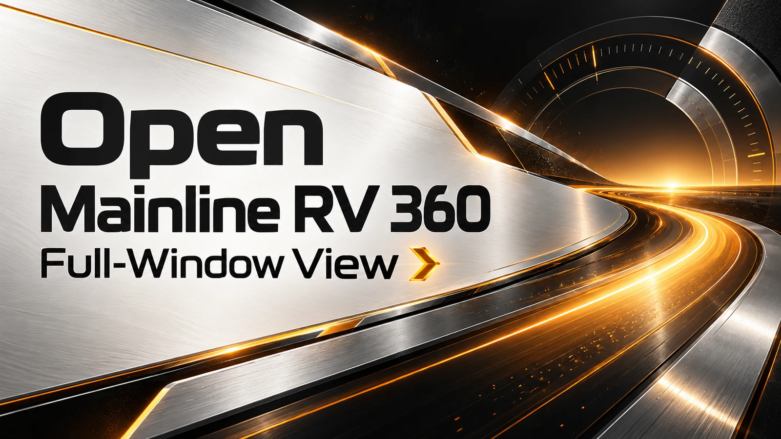 Mainline RV 360 project launch artwork